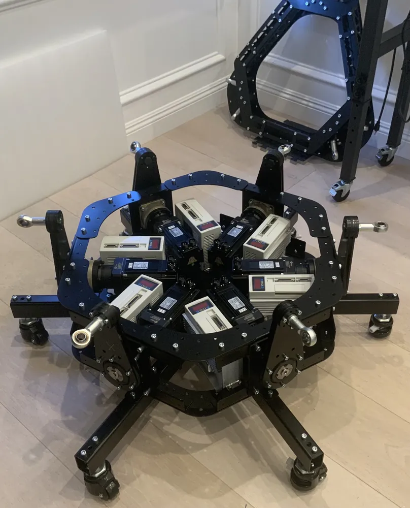 Base without platform, six crank arms