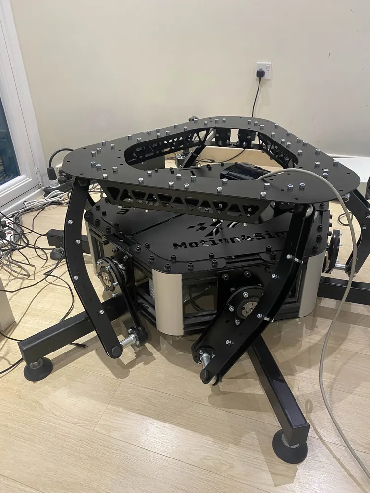 Base with platform, before the cockpit goes on