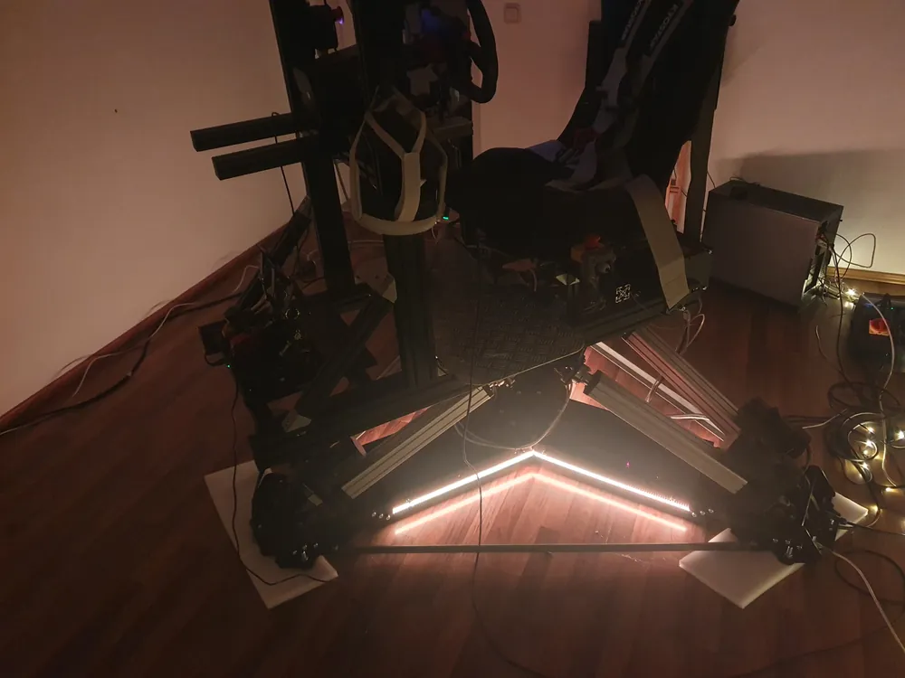 LED strips in white